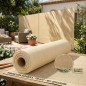 Shading mesh concealment 1.5 x 10 meters, beige, 95% concealment for gardens, terraces and plot delimitation Shading mesh concealment 1.5 x 10 meters, beige, 95% concealment for gardens, terraces and plot delimitation