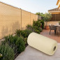 Malla de Sombreo 1x5 m | Ocultación y Privacidad para su Terraza o Jardín | Malla de Ocultación Beige 120 g/m2 | Ocultación 95%