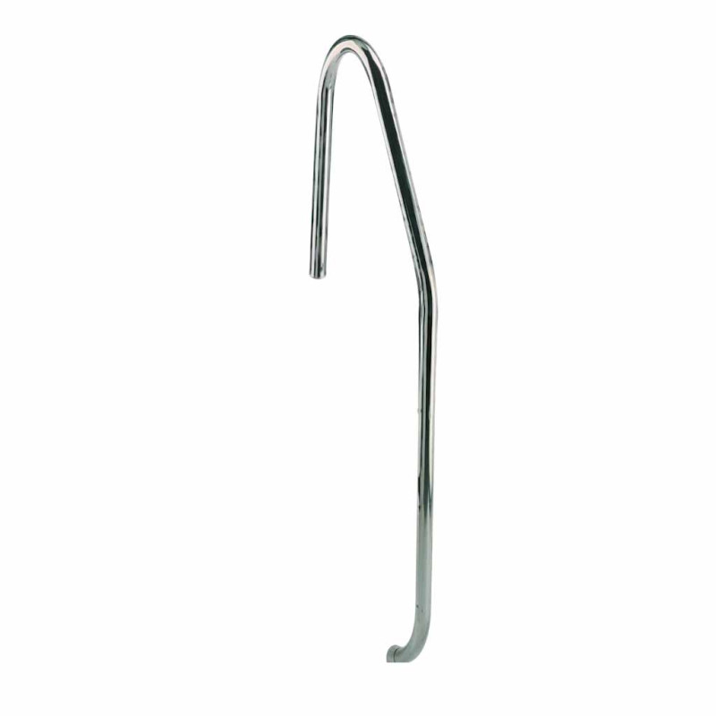 Rambarde en acier inoxydable pour échelle de piscine Ø43 mm | Garde-corps de piscine | Antidérapante et résistante à la corrosio Rambarde en acier inoxydable pour échelle de piscine Ø43 mm | Garde-corps de piscine | Antidérapante et résistante à la corrosio