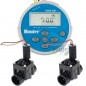 Programmatore di Irrigazione a Batteria 9V NODE100 Hunter + 2 Elettrovalvola di Irrigazione PGV100 1'' 9V