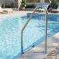 Rambarde en acier inoxydable pour échelle de piscine Ø43 mm | Garde-corps de piscine | Antidérapante et résistante à la corrosio Rambarde en acier inoxydable pour échelle de piscine Ø43 mm | Garde-corps de piscine | Antidérapante et résistante à la corrosio