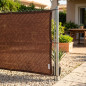 Rete ombreggiante 2x50m | Schermo per la privacy per patio o giardino | Rete per la privacy marrone 160g/m2 | Privacy al 100% Rete ombreggiante 2x50m | Schermo per la privacy per patio o giardino | Rete per la privacy marrone 160g/m2 | Privacy al 100%