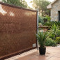 Shade Net 1.5x50 m | Privacy Screen for Patio or Garden | Brown Privacy Net 160 g/m² | 100% Privacy Shade Net 1.5x50 m | Privacy Screen for Patio or Garden | Brown Privacy Net 160 g/m² | 100% Privacy