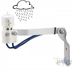 Capteur de pluie Hunter Mini-Clik pour programmateurs d'arrosage électriques, paralyse l'irrigation avec la pluie