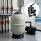 Bomba de filtro para piscina Ø 500 mm | Saídas de 1½'' | Com válvula de baioneta | Piscina