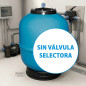 Pompe de filtration pour piscine Ø 900 mm | Sorties 2" | Sans vanne de sélection | Haute efficacité