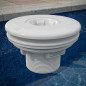 Buse de piscine Norm | Liner | Raccord fileté mâle externe 2" | Blanc | Haute résistance