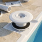 Multiflow-Impulsdüse für Schwimmbäder | Außengewinde 2" | Innenverklebung Ø 50 mm | Farbe Weiß