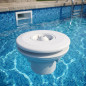 Bocal de entrada Multiflow | Rosca para piscinas de vinil | Conexão de 50 mm | Branco