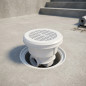 Bonde de norme sans inserts pour piscines, grille plate, blanc Bonde de norme sans inserts pour piscines, grille plate, blanc