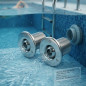 Ugello di ingresso in acciaio inox Ø 20 mm | Lunghezza 50 mm | Piscina | Alta efficienza | Durevole e resistente