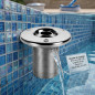 Ugello di ingresso in acciaio inox Ø 20 mm | Lunghezza 35 mm | Piscina | Alta efficienza | Durevole e resistente