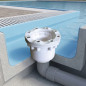 Bocal de sucção para transbordamento de piscina | Compatível com revestimento | Alta resistência | Acessório para piscina Bocal de sucção para transbordamento de piscina | Compatível com revestimento | Alta resistência | Acessório para piscina
