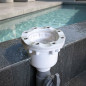 Boquilla de Aspiración para Rebosadero de Piscina | Compatible Liner | Alta Resistencia | Accesorio Piscina