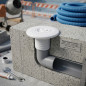 Buse d'aspiration avec filetage extérieur 2'' et Ø intérieur 50 mm pour piscines en béton