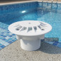 Ugello per fondo piscina in cemento | Ugello di ingresso e uscita | Filettatura esterna da 2" | Attacco Ø 50 mm Ugello per fondo piscina in cemento | Ugello di ingresso e uscita | Filettatura esterna da 2" | Attacco Ø 50 mm
