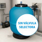 Bomba de filtro para piscina Ø 650 mm | Saídas de 1½'' | Sem válvula seletora | Alta eficiência