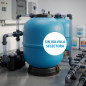 Filtro Depuradora Piscina Ø 650 mm | Salidas 1½'' | Sin Válvula Selectora | Alta Eficiencia Filtro Depuradora Piscina Ø 650 mm | Salidas 1½'' | Sin Válvula Selectora | Alta Eficiencia