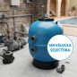 Pompe de filtration pour piscine Ø 900 mm | Sorties 2" | Sans vanne de sélection | Haute efficacité