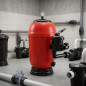 Rapidpool Seitenmontage-Poolfilter | Ø 650 mm | 1 1/2" Auslass | Rot | Poolfilter