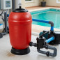 Filtre de piscine latéral Rapidpool | Ø 500 mm | Sortie 1 1/2'' | Rouge | Filtre de piscine Filtre de piscine latéral Rapidpool | Ø 500 mm | Sortie 1 1/2'' | Rouge | Filtre de piscine