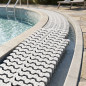Rejilla Modular para Piscina con Canal Rebosadero | Diseño Transversal 335x35 mm | Color Blanco Rejilla Modular para Piscina con Canal Rebosadero | Diseño Transversal 335x35 mm | Color Blanco