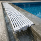 Überlaufrost für Infinity-Pools | Höhe 24 mm, Breite 345 mm | Überlaufrinne | Externer Ablauf