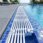 Überlaufrost für Infinity-Pools | Höhe 24 mm, Breite 345 mm | Überlaufrinne | Externer Ablauf