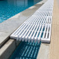Longitudinal Design Grate Plate | Height 24 mm, Width 295 mm | For Pools with Overflow Channel