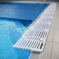 Überlaufrost für Infinity-Pools | Höhe 24 mm, Breite 195 mm | Überlaufrinne | Externer Ablauf