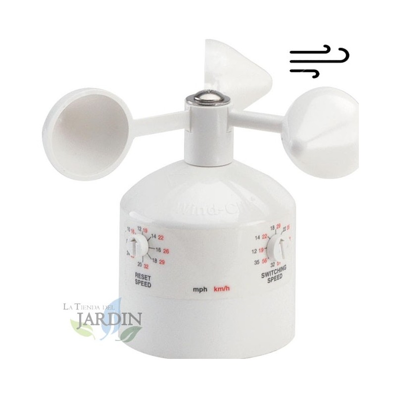Sensor de viento Wind-Clik Hunter, monitoreo de viento para control automático de riego Sensor de viento Wind-Clik Hunter, monitoreo de viento para control automático de riego