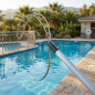 Suporte universal para boia salva-vidas de piscina | Cabide resistente e durável em aço inoxidável | Acessório para piscina