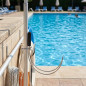 Supporto universale per salvagente da piscina | Gancio robusto e durevole in acciaio inossidabile | Accessorio per piscina Supporto universale per salvagente da piscina | Gancio robusto e durevole in acciaio inossidabile | Accessorio per piscina