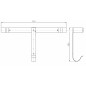 Soporte de Pared para Aro Salvavidas Piscina Universal | Base Estable y Duradera Acero Inoxidable | Accesorio Piscina
