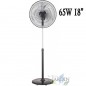 Standing fan 18" 65W 3 speeds and adjustable height Standing fan 18" 65W 3 speeds and adjustable height