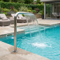 Rideau d'eau décoratif pour piscine de 1,2 m de haut et 340 mm de large