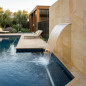 Cascata para Piscina, Montagem na Parede | 1200 mm de Largura | Elemento Aquático para SPA Cascata para Piscina, Montagem na Parede | 1200 mm de Largura | Elemento Aquático para SPA