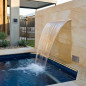 Cascada de Agua Piscina para Empotrar en Pared | Ancho 300 mm | Juego de Agua para SPA Cascada de Agua Piscina para Empotrar en Pared | Ancho 300 mm | Juego de Agua para SPA