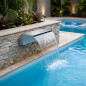 Cascada de Agua Decorativa para Piscina | Ancho 600 mm | Conexión 1 ½'' | Juego de Agua para SPA Piscinas Cascada de Agua Decorativa para Piscina | Ancho 600 mm | Conexión 1 ½'' | Juego de Agua para SPA Piscinas