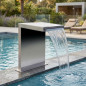 Cascada de Agua Decorativa para Piscina en Acero Inoxidable | Modelo Recto Elegante | Juego de Agua para SPA Cascada de Agua Decorativa para Piscina en Acero Inoxidable | Modelo Recto Elegante | Juego de Agua para SPA