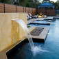 Cascada de Agua Piscina para Empotrar en Pared | Ancho 1200 mm | Juego de Agua para SPA