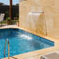 Cascade murale pour piscine | Largeur : 900 mm | Fontaine pour spa
