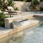 Cascada de Agua Decorativa para Piscina | Ancho 600 mm | Conexión 1 ½'' | Juego de Agua para SPA Piscinas Cascada de Agua Decorativa para Piscina | Ancho 600 mm | Conexión 1 ½'' | Juego de Agua para SPA Piscinas