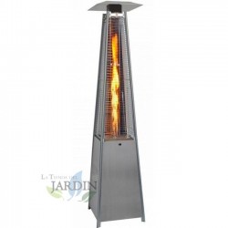 Pyramid outdoor heater for restaurants and terraces