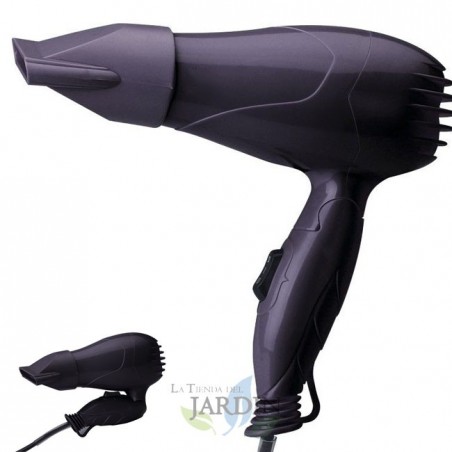 Sèche-cheveux de voyage 850W 2 vitesses et 2 températures