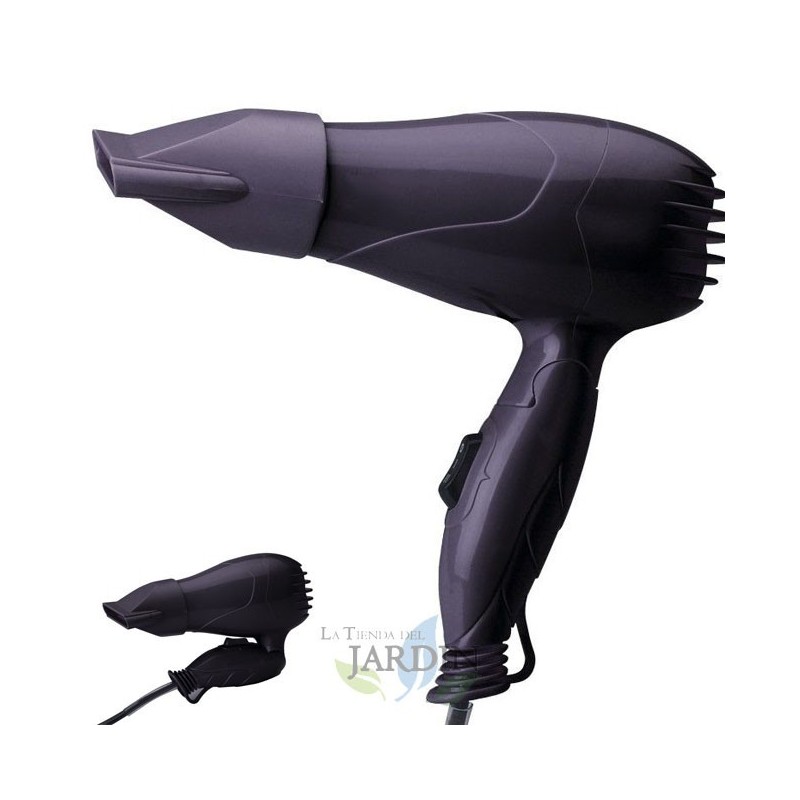Travel hair dryer 850W 2 speeds and 2 temperatures