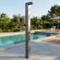 Douche solaire Angel en aluminium gris | Douche solaire performante | Accessoires de piscine