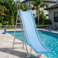 Tobogán para Piscina Recto 1,30m | Tobogán Profesional para Piscina Residencial | Tobogán de Poliester