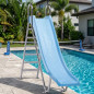 Scivolo dritto per piscina da 1,8 m | Scivolo professionale per piscine residenziali | Scivolo in poliestere