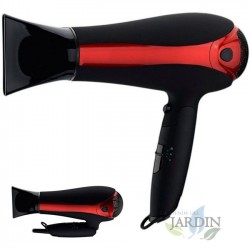 Sèche-cheveux Ionic 2000W, Ergonomique, Céramique, Séchage Rapide, 3 températures/ 2 vitesses